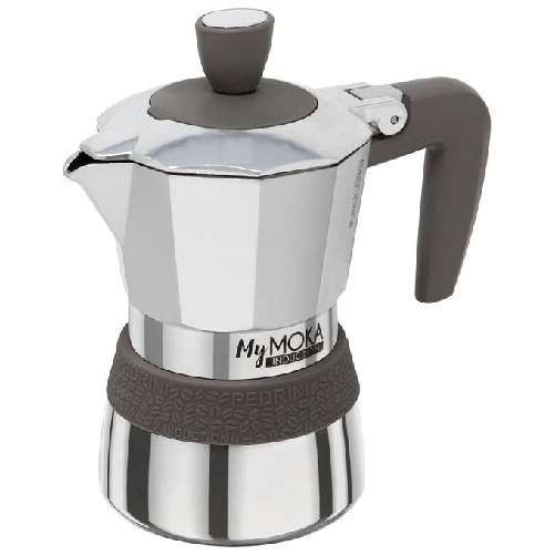 Pedrini-MyMoka-induction-Caffettiera-2-tazze-Tortora