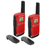 Motorola TALKABOUT T42 ricetrasmittente 16 canali Nero, Rosso