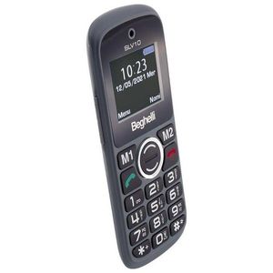 Beghelli Salvalavita Phone SLV10 4,5 cm (1.77') 81 g Nero Telefono per anziani