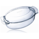 Pyrex 3137610000544 piatto piano Rettangolare Vetro temperato Trasparente 1 pz