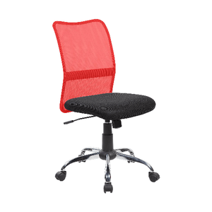 Dmora Sedia da ufficio Dana, Sedia operativa a rete, Seduta ergonomica da ufficio, 57x46h90/100 cm