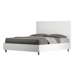 Letto matrimoniale contenitore 160x190 bianco frassino New Egos