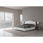 Letto matrimoniale senza rete 160x200 bianco frassino Dores