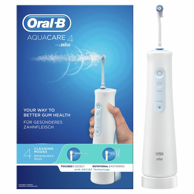 Oral-B-Oxyjet-Idropulsore-Dentale-1-Testina-con-Tecnologia-Microbollicine-Pulizia-Profonda-Rigenera-le-Gengive-Batteria-Litio-Idea-Regalo-Bianco