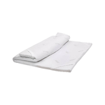 Dmora Topper matrimoniale Dmarino, Set Sovra materasso con cuscino, Topper Memory Foam