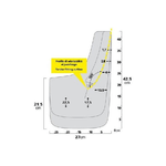 Lampa Splash-Guards Contour, paraspruzzi sagomati - Type 6