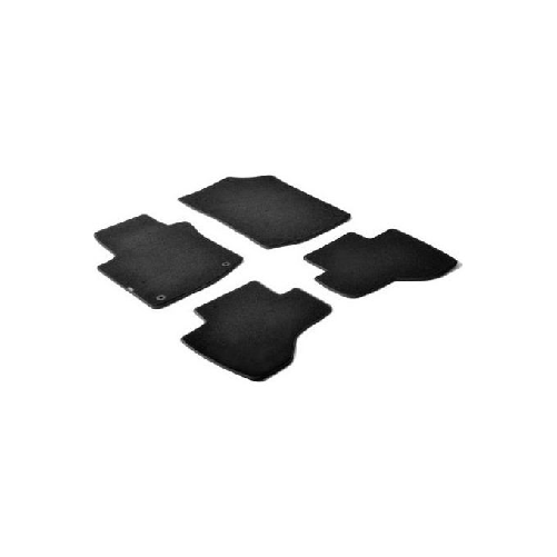 Lampa in moquette - Nero - Citroen C1 3p (05-0505-14) - 2 fix lato guida - Citroen C1 5p (05-0505