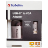 Verbatim-49145-cavo-e-adattatore-video-001-m-USB-tipo-C-VGA--D-Sub--Nero-Argento