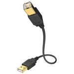 Inakustik 01070001 cavo USB 1 m USB 2.0 USB A USB B Nero