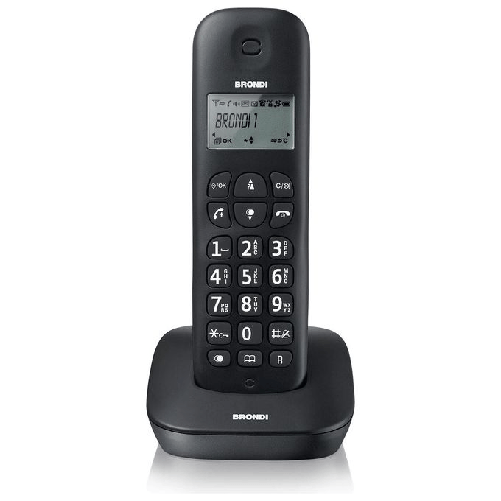 Brondi-GALA-Telefono-DECT-Identificatore-di-chiamata-Nero