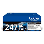 Brother 2 TONER BROTHER TN-247Bk Nero 2x 3000PP X HL-L3210CW HL-L3230CDW HL-L3270CDW DCP-L3550CDW MFC-L3730CDN MFC