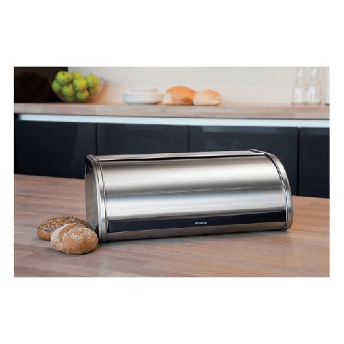 Brabantia-Matt-Steel-Roll-Top-Bread-Bin-Rettangolare-Acciaio-inossidabile-1-pz