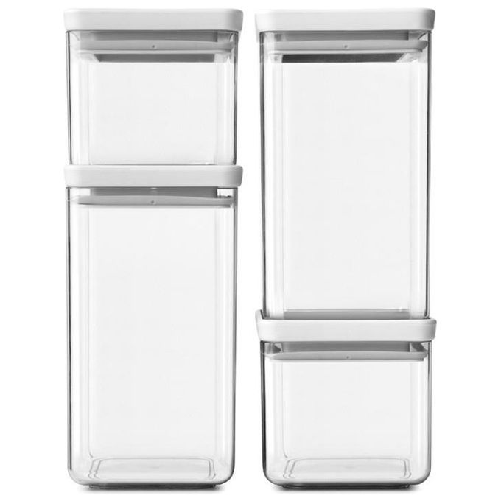 Brabantia-Tasty--recipiente-Quadrato-Plastica-Grigio-Trasparente