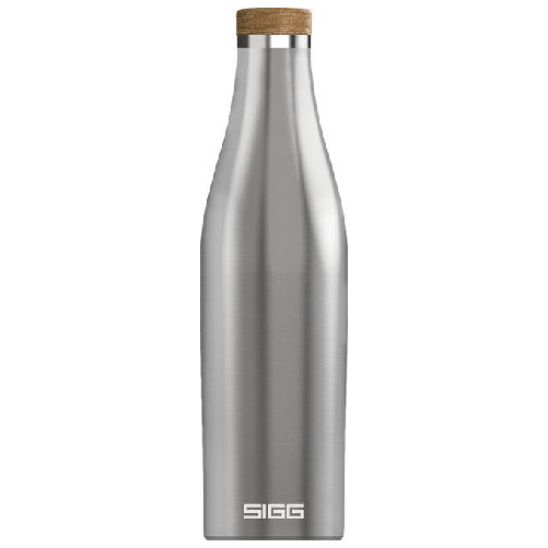 SIGG-Meridian-Brushed-Uso-quotidiano-500-ml-Bamboo-Acciaio-inossidabile-Acciaio-spazzolato