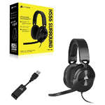 Corsair-HS55-SURROUND-Auricolare-Cablato-Portatile-Giocare-Carbonio