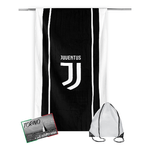 TELO mare SPORT JUVE misura CM.70X140 originale JUVENTUS CON ZAINO PORTATELO e cartolina TORINO È