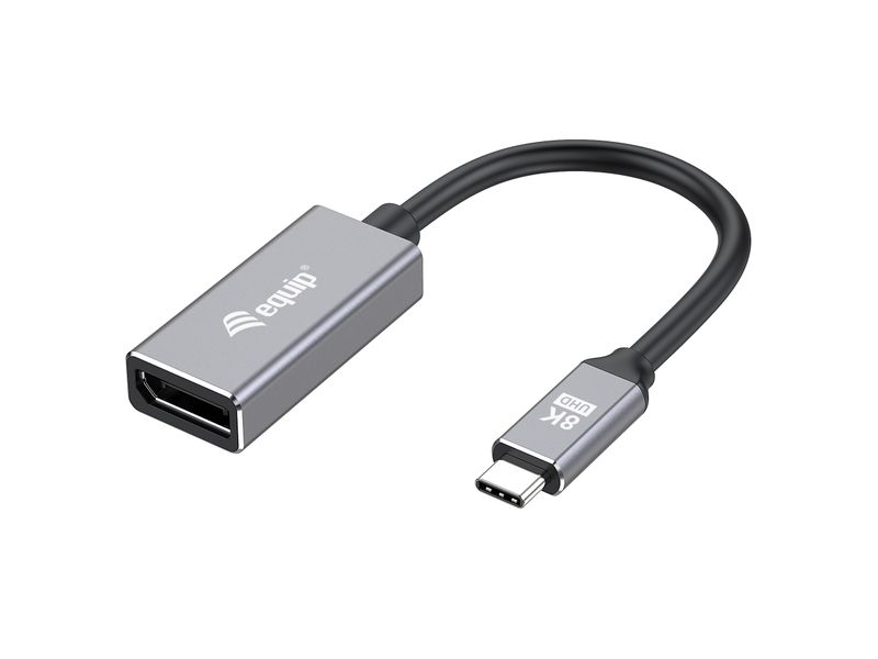 Equip-133493-cavo-e-adattatore-video-015-m-USB-tipo-C-DisplayPort-Nero-Grigio