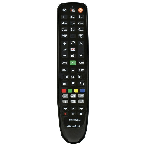 Meliconi-Gumbody-Personal-5-plus-telecomando-IR-Wireless-TV-Pulsanti