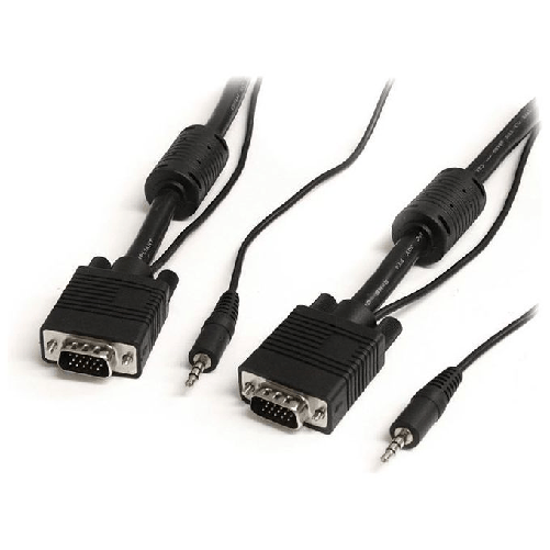 StarTech.com Cavo coassiale estensione video VGA monitor ad alta risoluzione 5 m con audio HD15 M/M