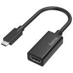 Hama Cavetto adattatore USB Type C M / HDMI F, Ultra HD 4K, nero (Pack PC)