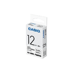 Casio XR-12WE1 nastro per etichettatrice Nero su bianco