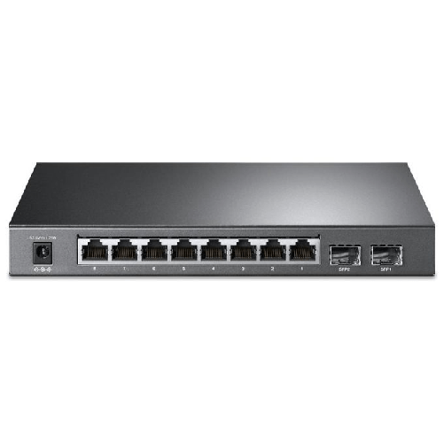 TP-Link-TL-SG2210P-Gestito-L2-Gigabit-Ethernet--10-100-1000--Supporto-Power-over-Ethernet--PoE--Nero