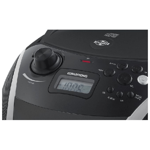 Grundig-GRB-3000-BT-Digitale-3-W-FM-Nero-Argento-Riproduzione-MP3