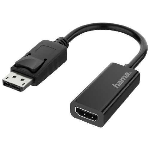 Hama-Cavetto-adattatore-DISPLAY-PORT-M--HDMI-F-Ultra-HD-4K-nero