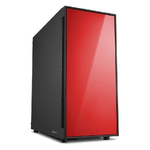 Sharkoon AM5 Silent Midi Tower Nero, Rosso