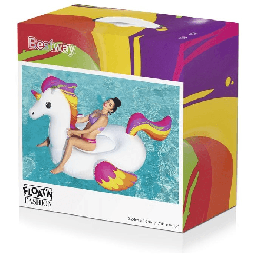 Bestway-41113-galleggiante-da-piscina-e-da-spiaggia-Multicolore-Bianco-Vinile-Gonfiabile-cavalcabile