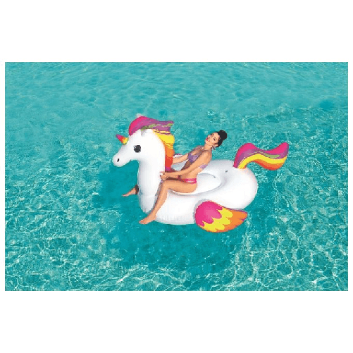 Bestway-41113-galleggiante-da-piscina-e-da-spiaggia-Multicolore-Bianco-Vinile-Gonfiabile-cavalcabile