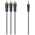 Hama 00205154 cavo audio 1,5 m 3.5mm 3 x RCA Nero