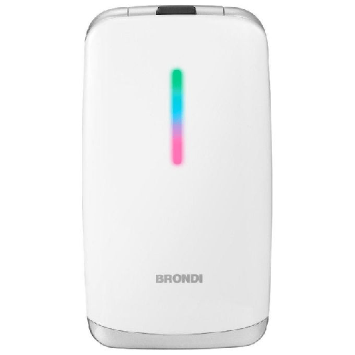 Brondi-Contender-762-cm--3--Bianco-Telefono-per-anziani