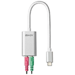 Lindy-42711-cavo-per-cellulare-Bianco-USB-C-3.5mm