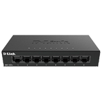 D-Link DGS-108GL Non gestito Gigabit Ethernet (10/100/1000) Nero