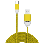 Pantone Celly PT-TC001-5Y cavo USB 1,5 m USB 2.0 USB A USB C Giallo