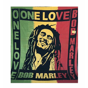 COPRITUTTO TELO ARREDO COPRIDIVANO COTONE GRANDE MISURA 210x230 Bob Marley