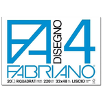 Fabriano Blocco FA/4 20 Fogli 33 x 48 cm riquadrato