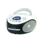 Majestic New Majestic AH-2387R MP3 USB Lettore CD personale Nero, Bianco