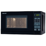 Sharp Home Appliances R-242 BKW forno a microonde Superficie piana Solo microonde 20 L 800 W Nero