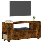 vidaXL Mobile TV Rovere Fumo 102x34,5x43 cm in Legno ingegnerizzato