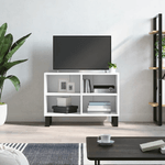 vidaXL Mobile Porta TV Bianco 69,5x30x50 cm in Legno ingegnerizzato