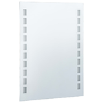 vidaXL Specchio da Parete a LED per Bagno 60x80 cm