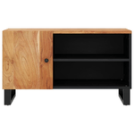 vidaXL Mobile TV 80x33x46cm Legno Massello Acacia e Legno ingegnerizzato