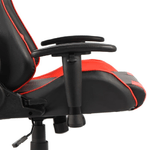 vidaXL Sedia da Gaming Girevole Rossa in PVC