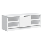 vidaXL Mobile Porta TV Bianco 102x35,5x36,5 cm in Legno ingegnerizzato