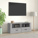 Mobile TV Grigio Sonoma 100x35x40 cm in Legno ingegnerizzato