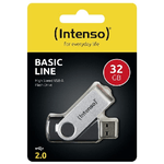 Intenso-Basic-Line-unita-flash-USB-32-GB-USB-tipo-A-2.0-Nero-Argento