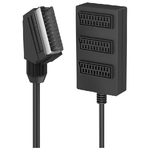 Hama 00205170 Cavo SCART 0,5 m SCART (10-pin) 3 x SCART (21-pin) Nero