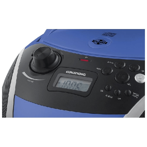 Grundig-GRB-3000-BT-Digitale-3-W-FM-Nero-Blu-Argento-Riproduzione-MP3